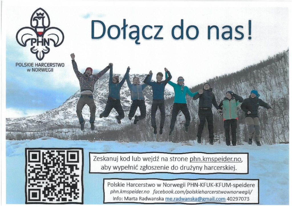 Zapisy do Polskiego Harcerstwa w Norwegii