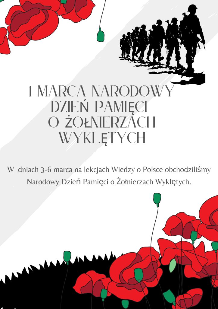 1 marca – Międzynarodowy Dzień Pamięci o Żołnierzach Wyklętych