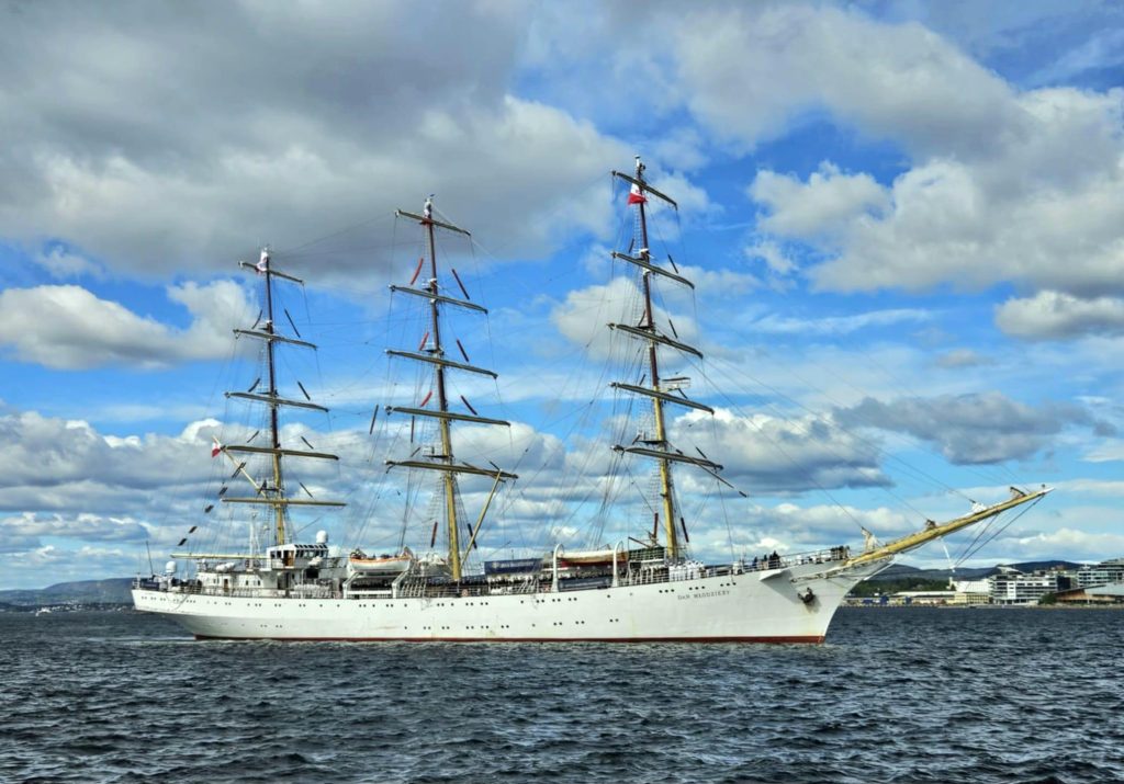 Powitanie Daru Młodzieży w Oslo